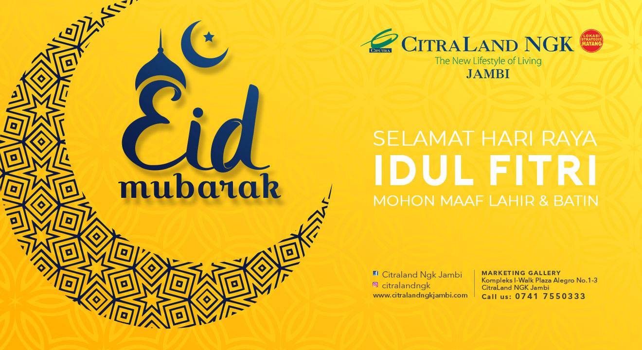 Selamat Hari Raya Idul Fitri 1439 H